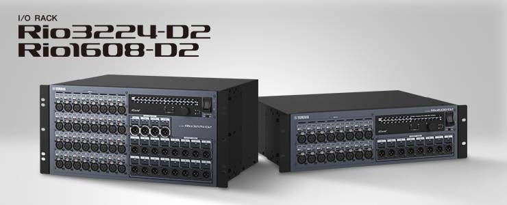 全新 Rio3224-D2 和 Rio1608-D2 Dante I/O 接口箱全面升级音质、可靠性以及可视化体验